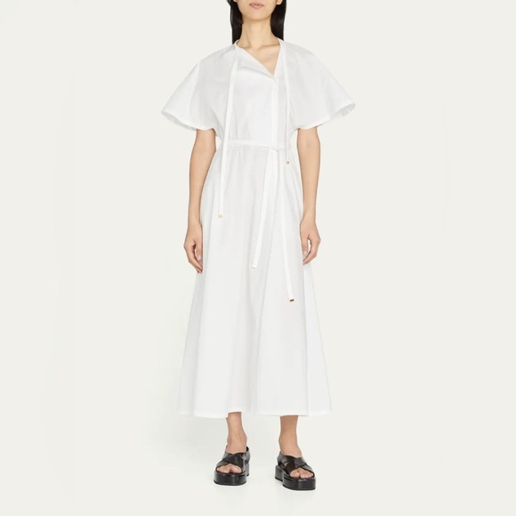 NEW Altuzarra Rhodea Poplin Midi Dress Size 38 French 6 US - Picture 5 of 8